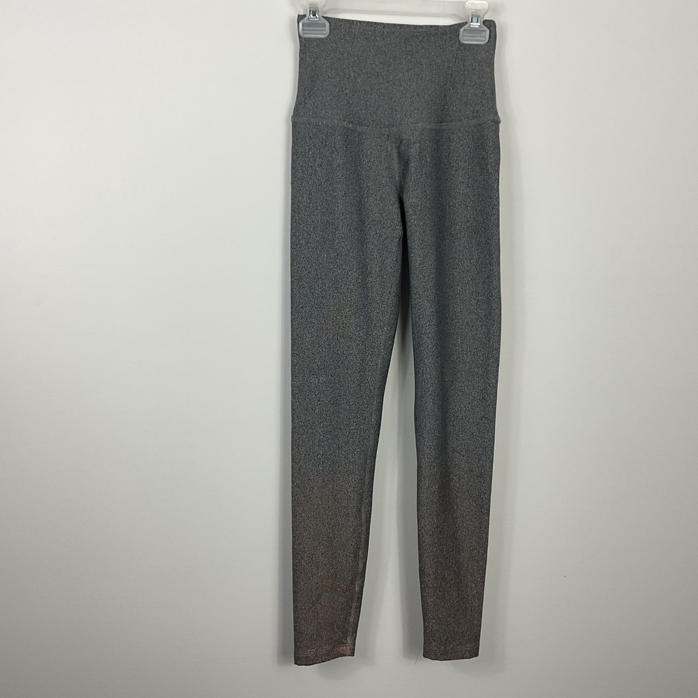 Beyond Yoga Alloy XS High Waisted Metallic Ombre Athletic‎ Leggings